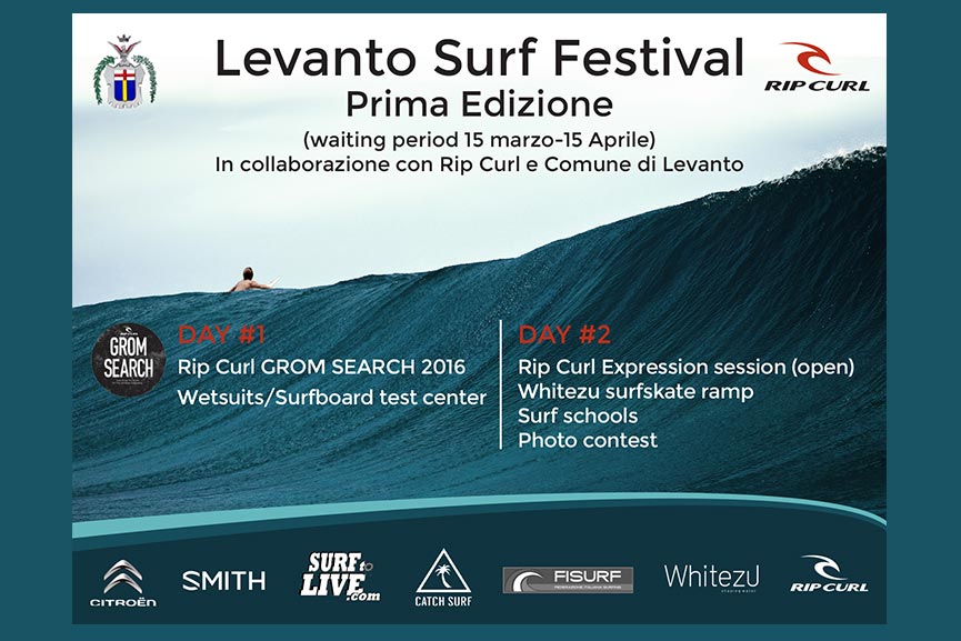 RIP CURL GROMSEARCH 2016 E 1° LEVANTO SURF FESTIVAL